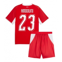 Sveits Zeki Amdouni #23 Replika Hjemmedrakt Barn VM 2026 Kortermet (+ bukser)