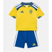 Sverige Replika Hjemmedrakt Barn VM 2026 Kortermet (+ bukser)