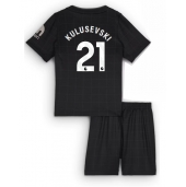 Tottenham Hotspur Dejan Kulusevski #21 Replika Bortedrakt Barn 2025-26 Kortermet (+ bukser)