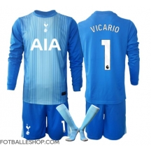 Tottenham Hotspur Guglielmo Vicario #1 Keeper Replika Bortedrakt Barn 2025-26 Langermet (+ bukser)