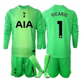 Tottenham Hotspur Guglielmo Vicario #1 Keeper Replika Hjemmedrakt Barn 2025-26 Langermet (+ bukser)