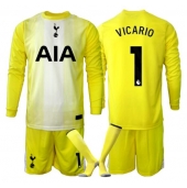 Tottenham Hotspur Guglielmo Vicario #1 Keeper Replika Tredjedrakt Barn 2025-26 Langermet (+ bukser)