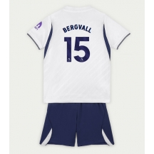 Tottenham Hotspur Lucas Bergvall #15 Replika Hjemmedrakt Barn 2026-27 Kortermet (+ bukser)