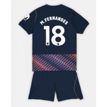 Tottenham Hotspur Mateus Fernandes #18 Replika Bortedrakt Barn 2026-27 Kortermet (+ bukser)