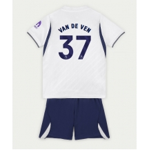 Tottenham Hotspur Micky van de Ven #37 Replika Hjemmedrakt Barn 2026-27 Kortermet (+ bukser)