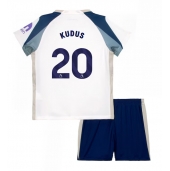 Tottenham Hotspur Mohammed Kudus #20 Replika Hjemmedrakt Barn 2025-26 Kortermet (+ bukser)