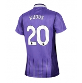 Tottenham Hotspur Mohammed Kudus #20 Replika Tredjedrakt Dame 2026-27 Kortermet