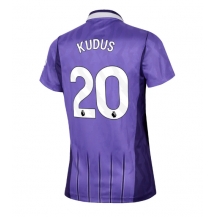 Tottenham Hotspur Mohammed Kudus #20 Replika Tredjedrakt Dame 2026-27 Kortermet