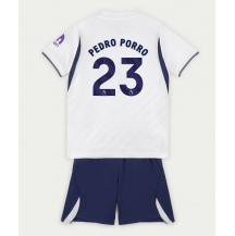Tottenham Hotspur Pedro Porro #23 Replika Hjemmedrakt Barn 2026-27 Kortermet (+ bukser)