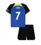 Tottenham Hotspur Son Heung-min #7 Replika Bortedrakt Barn 2022-23 Kortermet (+ bukser)