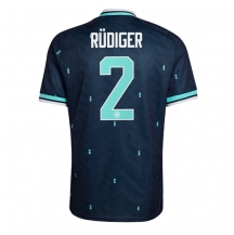 Tyskland Antonio Rudiger #2 Replika Bortedrakt VM 2026 Kortermet