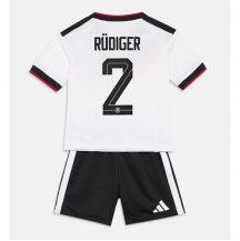 Tyskland Antonio Rudiger #2 Replika Hjemmedrakt Barn VM 2026 Kortermet (+ bukser)