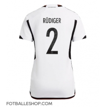 Tyskland Antonio Rudiger #2 Replika Hjemmedrakt Dame VM 2022 Kortermet