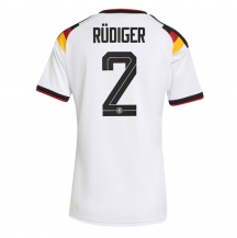 Tyskland Antonio Rudiger #2 Replika Hjemmedrakt Dame VM 2026 Kortermet