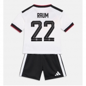 Tyskland David Raum #22 Replika Hjemmedrakt Barn VM 2026 Kortermet (+ bukser)