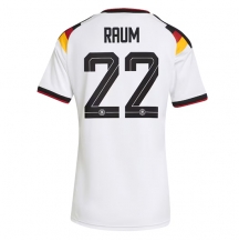 Tyskland David Raum #22 Replika Hjemmedrakt Dame VM 2026 Kortermet