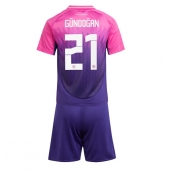 Tyskland Ilkay Gundogan #21 Replika Bortedrakt Barn EM 2024 Kortermet (+ bukser)