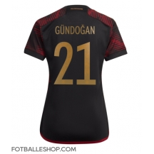 Tyskland Ilkay Gundogan #21 Replika Bortedrakt Dame VM 2022 Kortermet