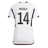 Tyskland Jamal Musiala #14 Replika Hjemmedrakt Dame VM 2022 Kortermet