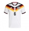 Tyskland Joshua Kimmich #6 Replika Hjemmedrakt VM 2026 Kortermet Tyskland Joshua Kimmich #6 Replika Hjemmedrakt VM 2026 Kortermet
