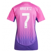 Tyskland Kai Havertz #7 Replika Bortedrakt Dame EM 2024 Kortermet