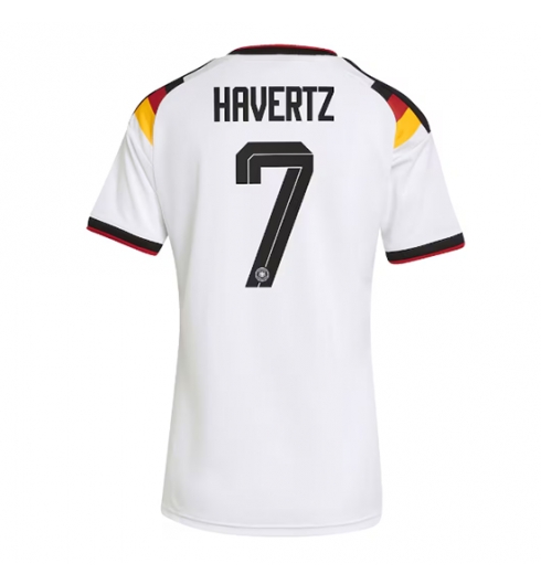 Tyskland Kai Havertz #7 Replika Hjemmedrakt Dame VM 2026 Kortermet Tyskland Kai Havertz #7 Replika Hjemmedrakt Dame VM 2026 Kortermet
