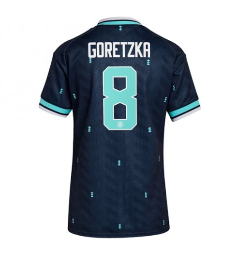 Tyskland Leon Goretzka #8 Replika Bortedrakt Dame VM 2026 Kortermet Tyskland Leon Goretzka #8 Replika Bortedrakt Dame VM 2026 Kortermet