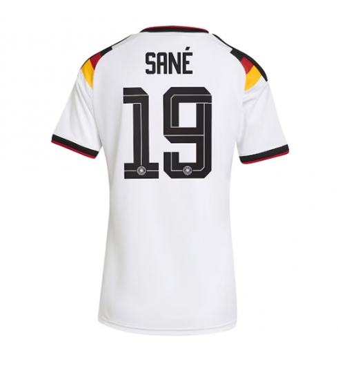 Tyskland Leroy Sane #19 Replika Hjemmedrakt Dame VM 2026 Kortermet Tyskland Leroy Sane #19 Replika Hjemmedrakt Dame VM 2026 Kortermet