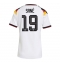 Tyskland Leroy Sane #19 Replika Hjemmedrakt Dame VM 2026 Kortermet Tyskland Leroy Sane #19 Replika Hjemmedrakt Dame VM 2026 Kortermet