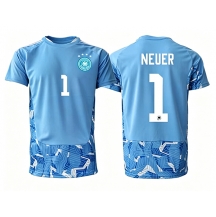 Tyskland Manuel Neuer #1 Keeper Replika Bortedrakt VM 2026 Kortermet