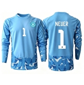 Tyskland Manuel Neuer #1 Keeper Replika Bortedrakt VM 2026 Langermet