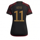 Tyskland Mario Gotze #11 Replika Bortedrakt Dame VM 2022 Kortermet