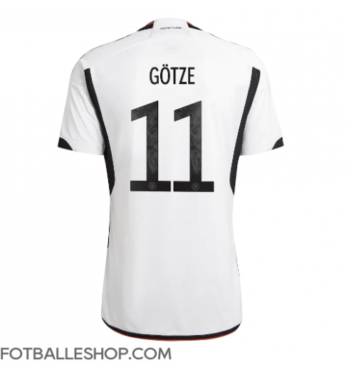 Tyskland Mario Gotze #11 Replika Hjemmedrakt VM 2022 Kortermet