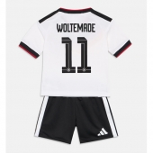 Tyskland Nick Woltemade #11 Replika Hjemmedrakt Barn VM 2026 Kortermet (+ bukser)