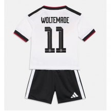 Tyskland Nick Woltemade #11 Replika Hjemmedrakt Barn VM 2026 Kortermet (+ bukser)