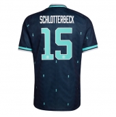 Tyskland Nico Schlotterbeck #15 Replika Bortedrakt VM 2026 Kortermet