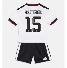 Tyskland Nico Schlotterbeck #15 Replika Hjemmedrakt Barn VM 2026 Kortermet (+ bukser)
