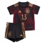 Tyskland Thomas Muller #13 Replika Bortedrakt Barn VM 2022 Kortermet (+ bukser)