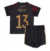 Tyskland Thomas Muller #13 Replika Bortedrakt Barn VM 2022 Kortermet (+ bukser)