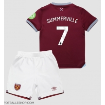 West Ham United Crysencio Summerville #7 Replika Hjemmedrakt Barn 2025-26 Kortermet (+ bukser)