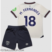 West Ham United Mateus Fernandes #18 Replika Bortedrakt Barn 2025-26 Kortermet (+ bukser)