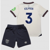West Ham United Max Kilman #3 Replika Bortedrakt Barn 2025-26 Kortermet (+ bukser)