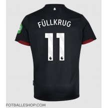 West Ham United Niclas Fullkrug #11 Replika Bortedrakt 2024-25 Kortermet
