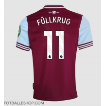 West Ham United Niclas Fullkrug #11 Replika Hjemmedrakt 2024-25 Kortermet