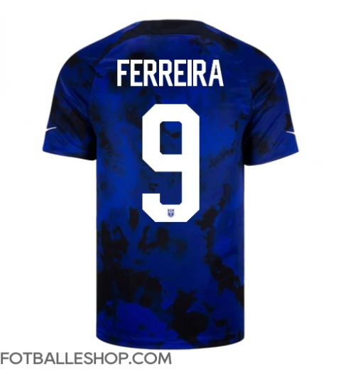 forente stater Jesus Ferreira #9 Replika Bortedrakt VM 2022 Kortermet