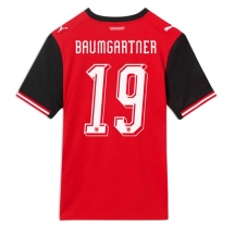 Østerrike Christoph Baumgartner #19 Replika Hjemmedrakt VM 2026 Kortermet
