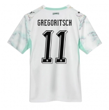 Østerrike Michael Gregoritsch #11 Replika Bortedrakt VM 2026 Kortermet